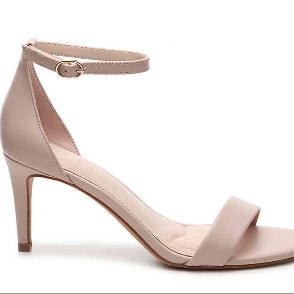 Nude Bridesmaids Open Toe Heels (New!)